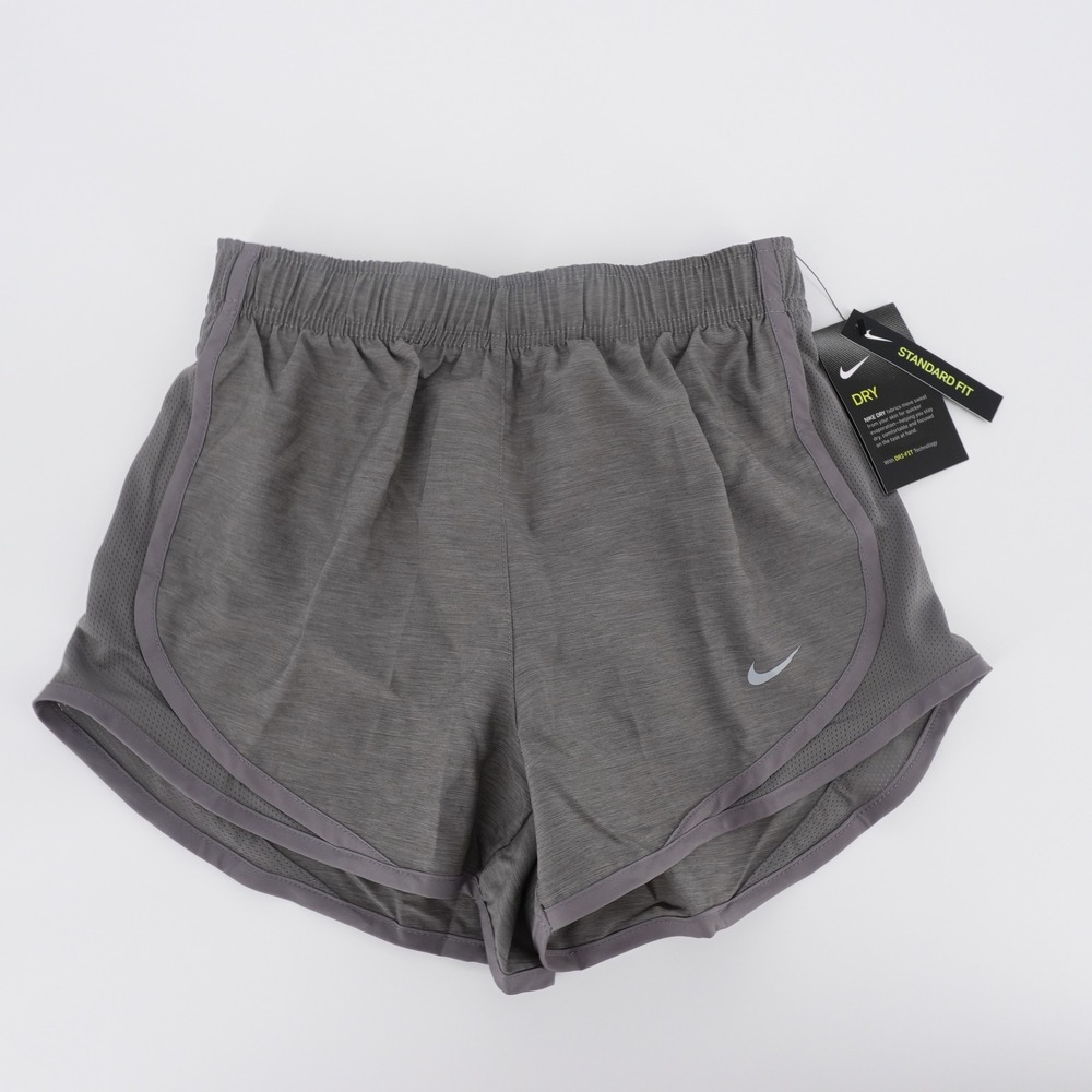 Nike Womens Dri-FIT Running Shorts Gray Heathered Size XS Athletic NEW
